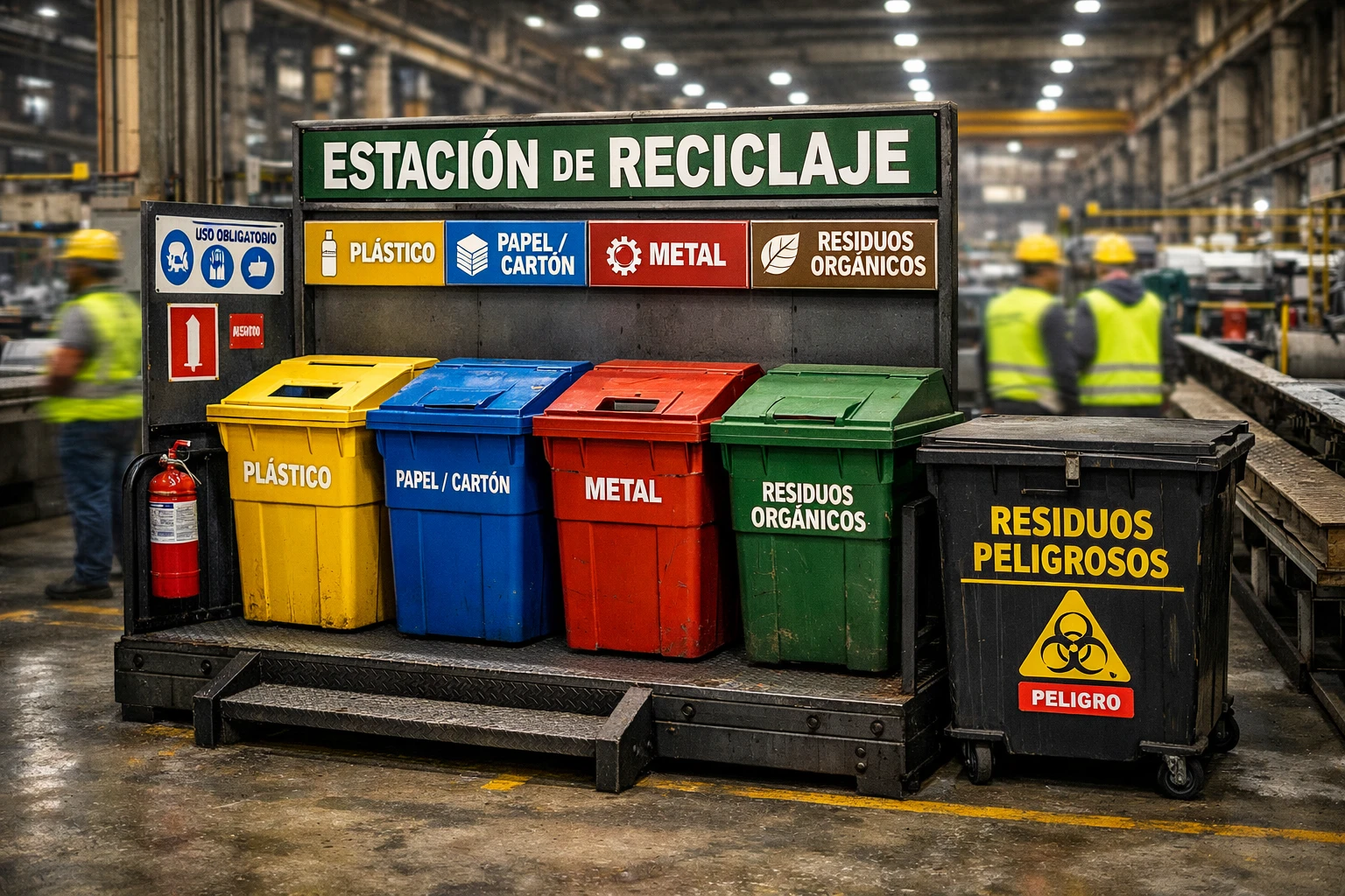 Ecopunto ECHO Modular X instalado en planta industrial de manufactura Colombia