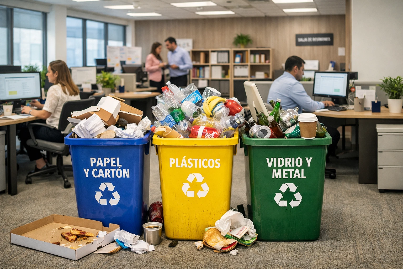 Programa de reciclaje corporativo superficial en empresa colombiana