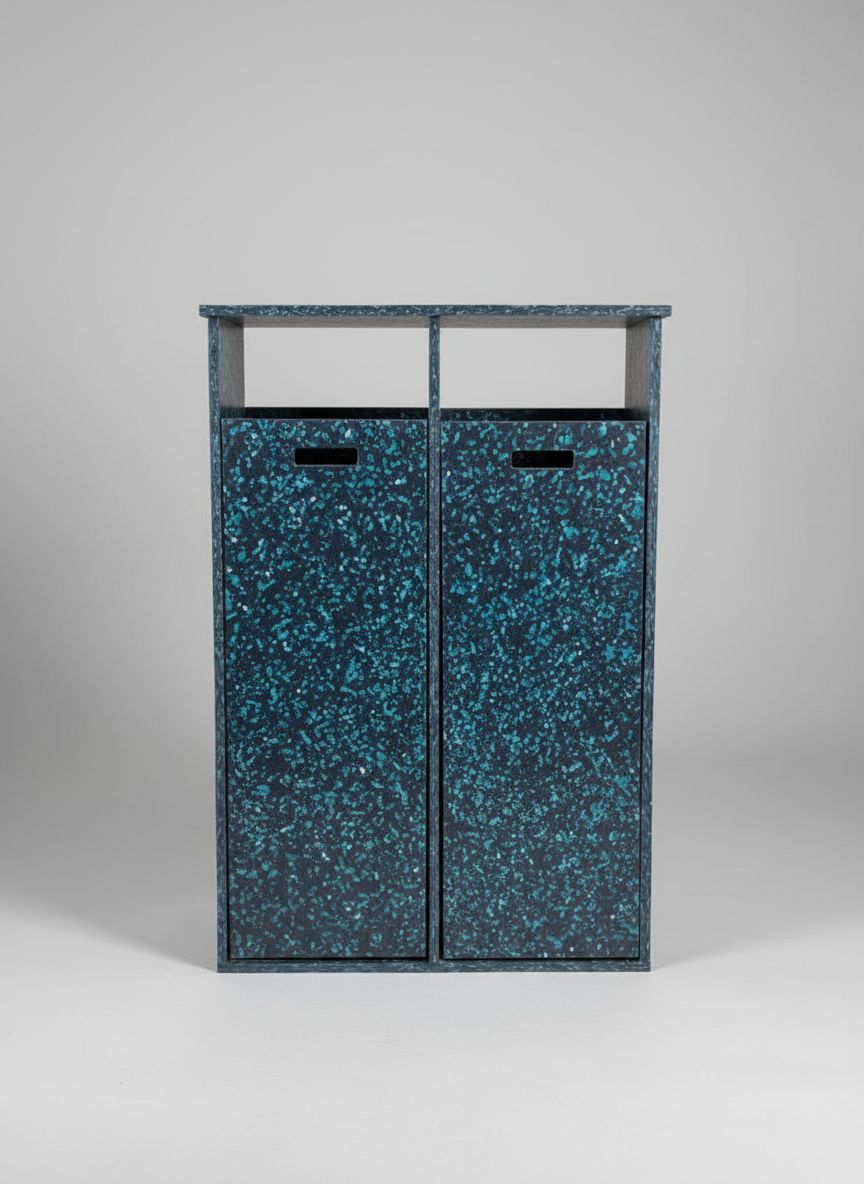 ECHO Modular DUO — Estación de reciclaje 2 compartimentos para oficina